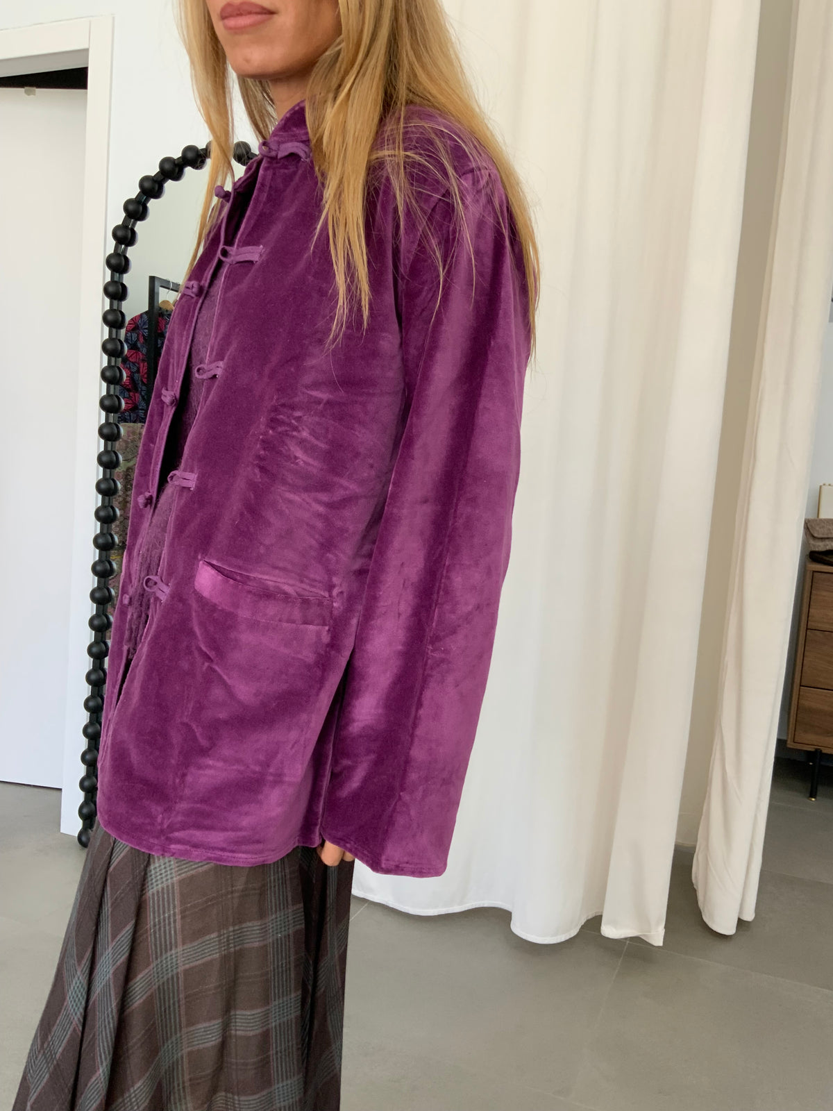 CHAQUETA DRENDE MORADO