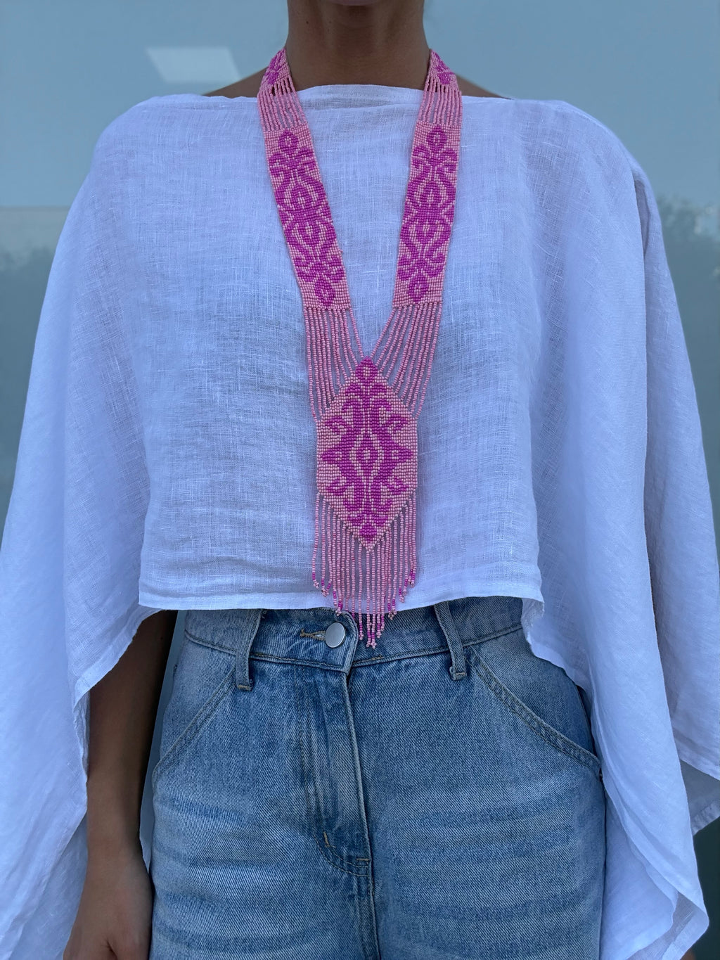 COLLAR BRASIL ROSA