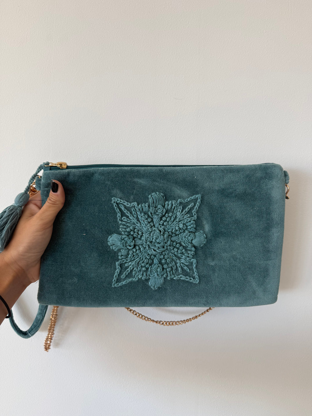BOLSO REA VERDE AGUA