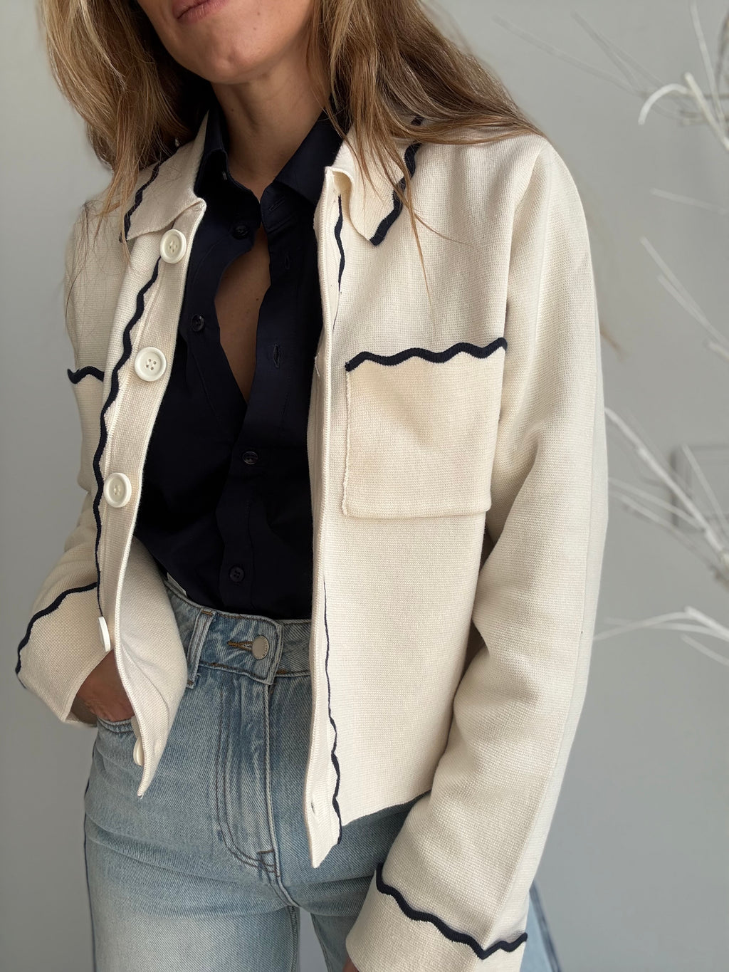 CHAQUETA VALIANO MARFIL