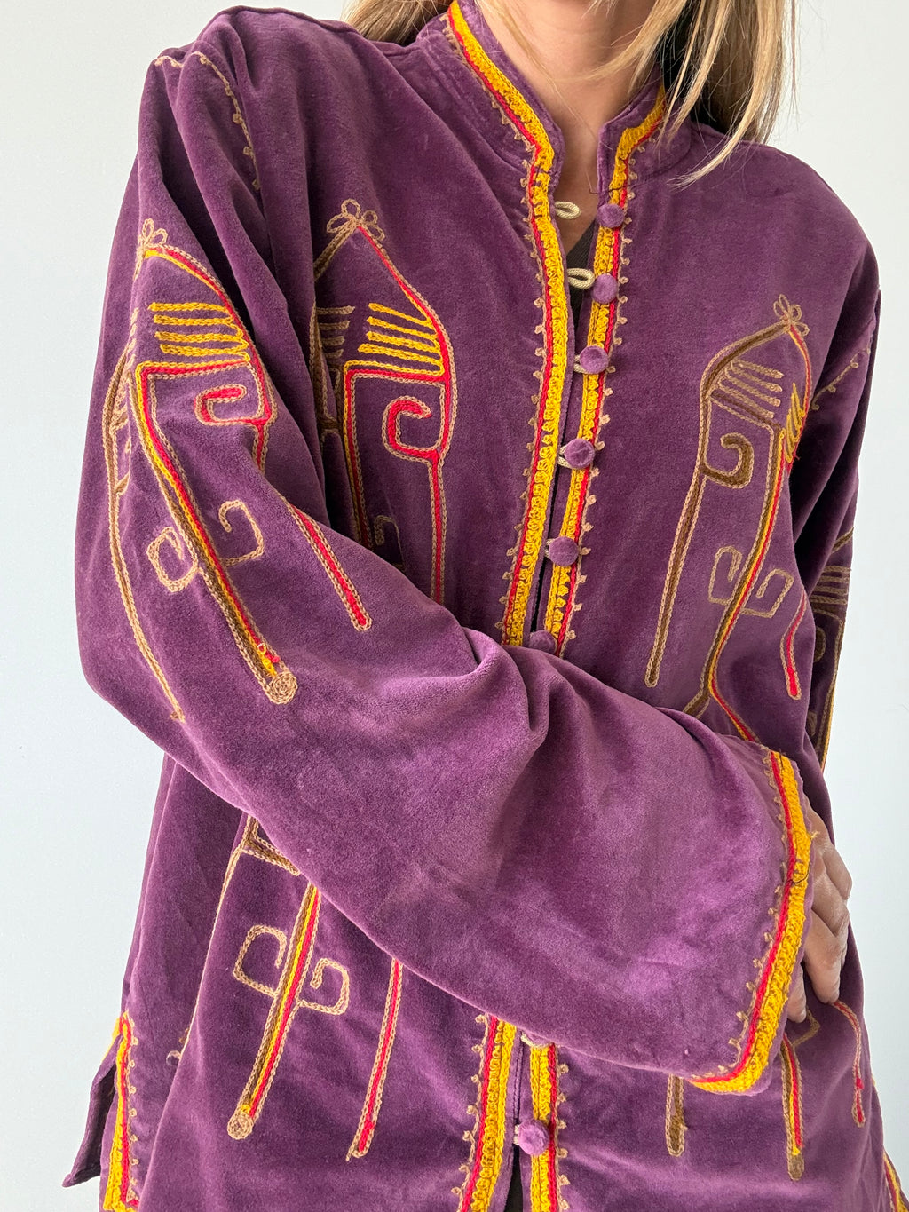 CHAQUETA ZAR MORADO