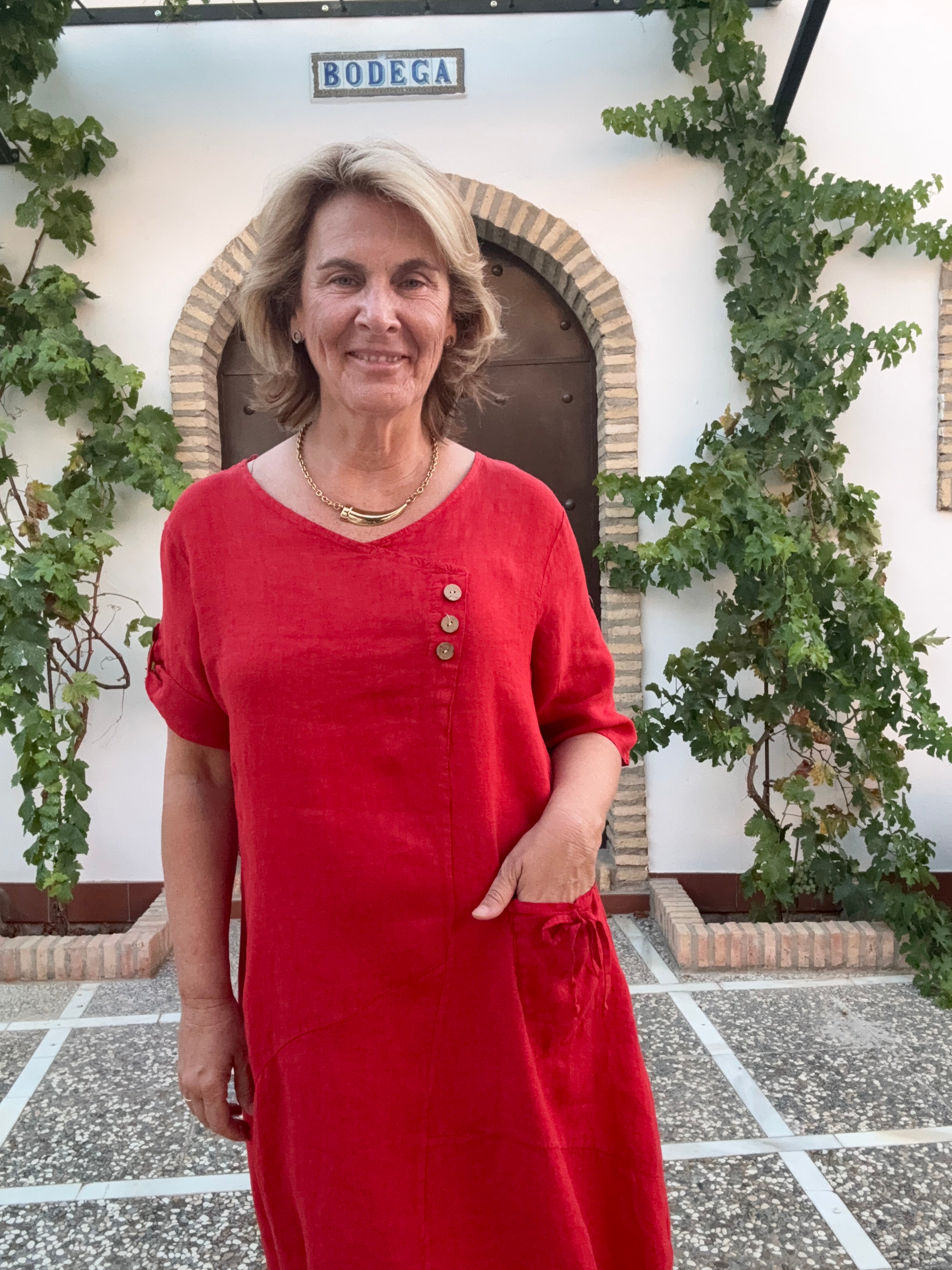 VESTIDO CONIL ROJO