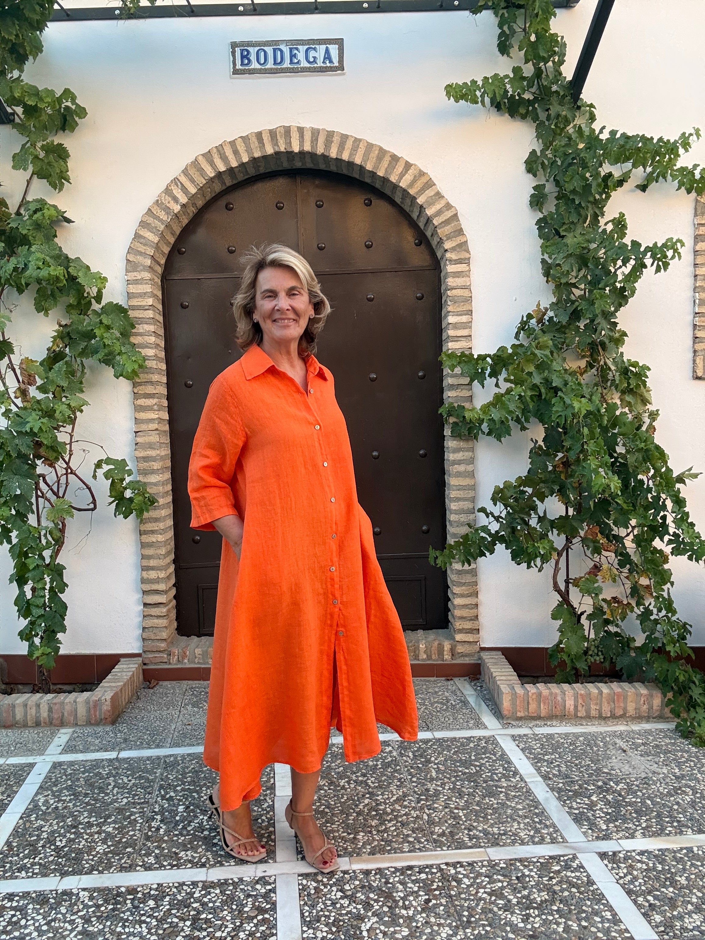 VESTIDO UMBRIA  NARANJA