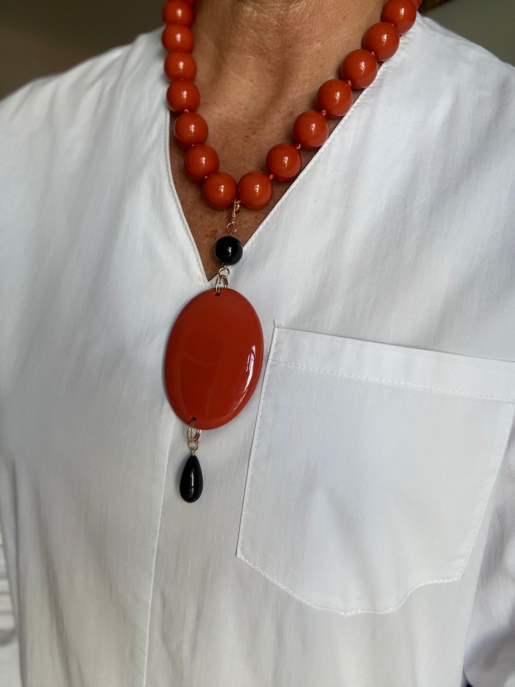 COLLAR VEGA  CORAL