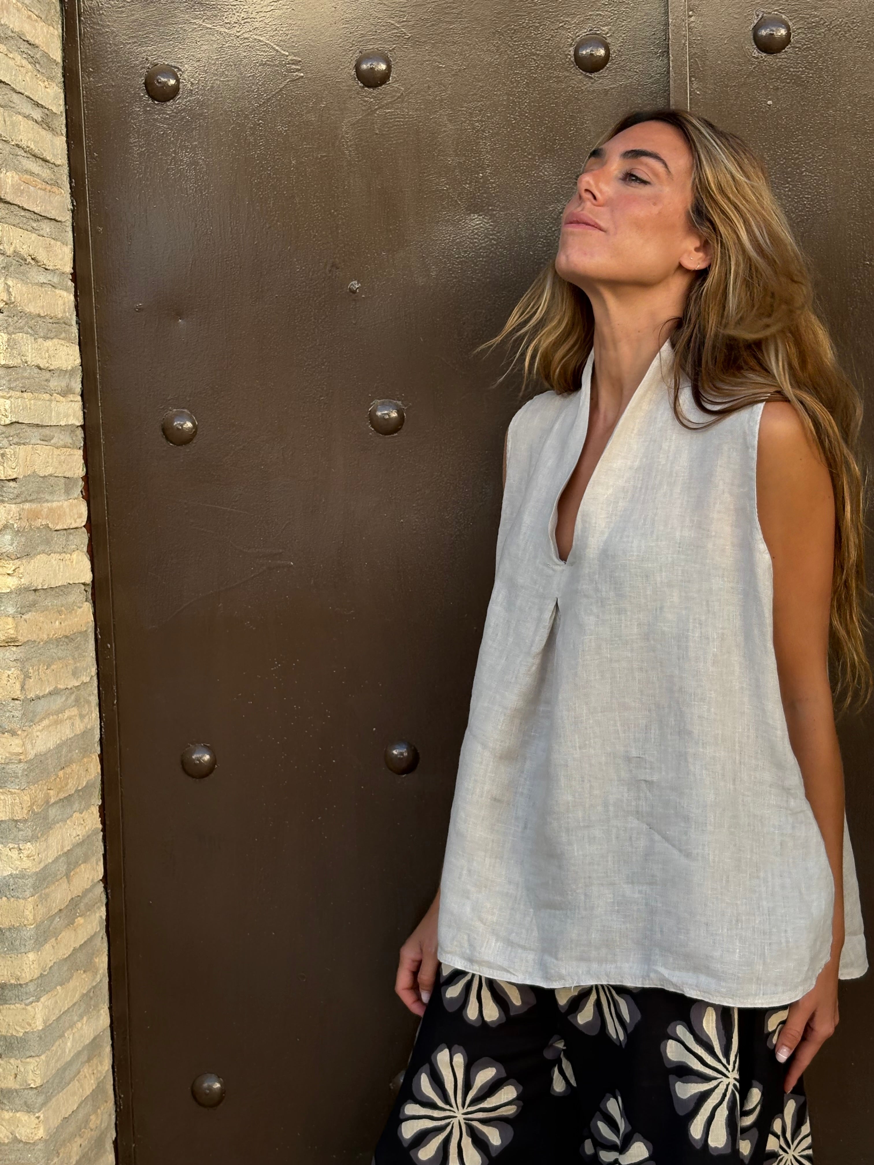 BLUSA ISIDORA TOPO