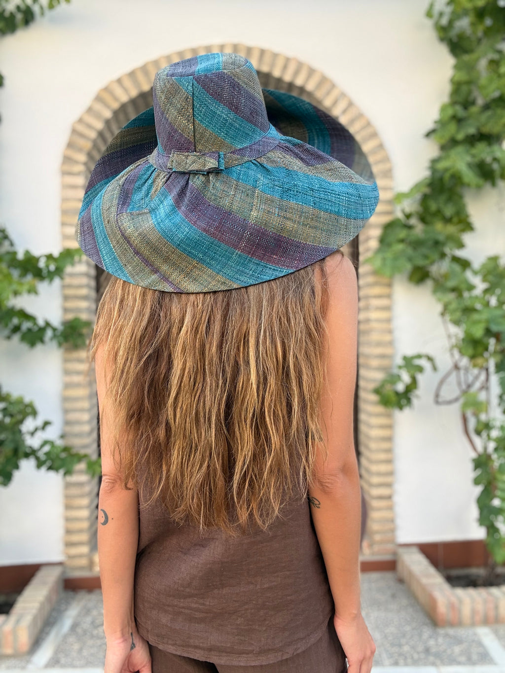 SOMBRERO RAFIA COLORES 3
