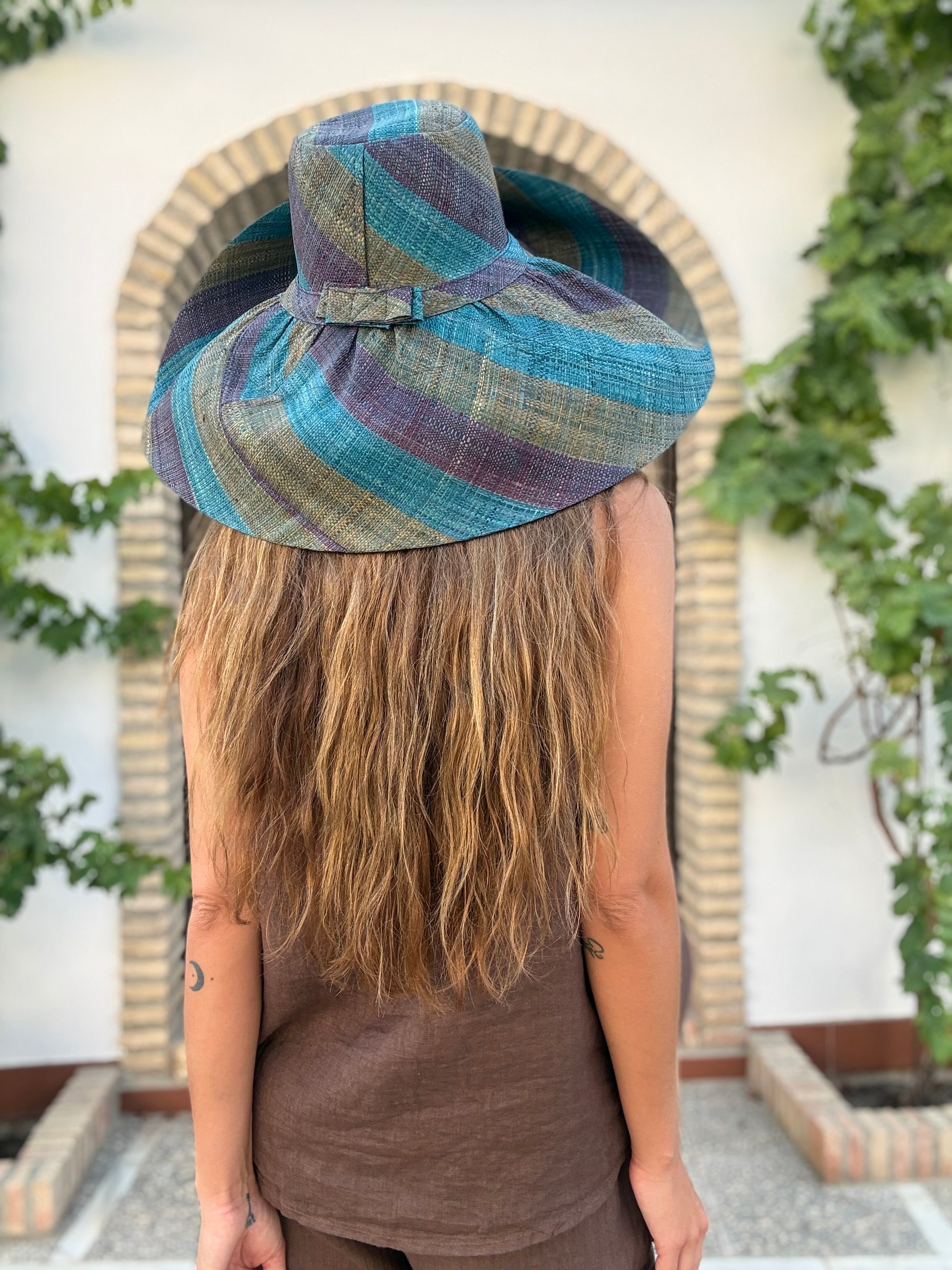 SOMBRERO RAFIA COLORES 3