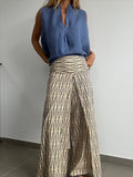PANTALÓN RODAS BEIGE/NEGRO