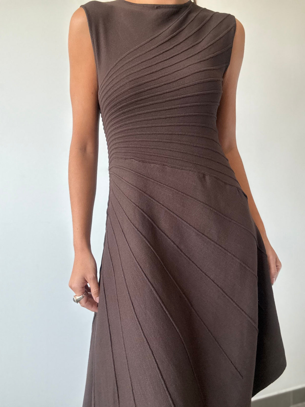 VESTIDO ALENA CHOCOLATE