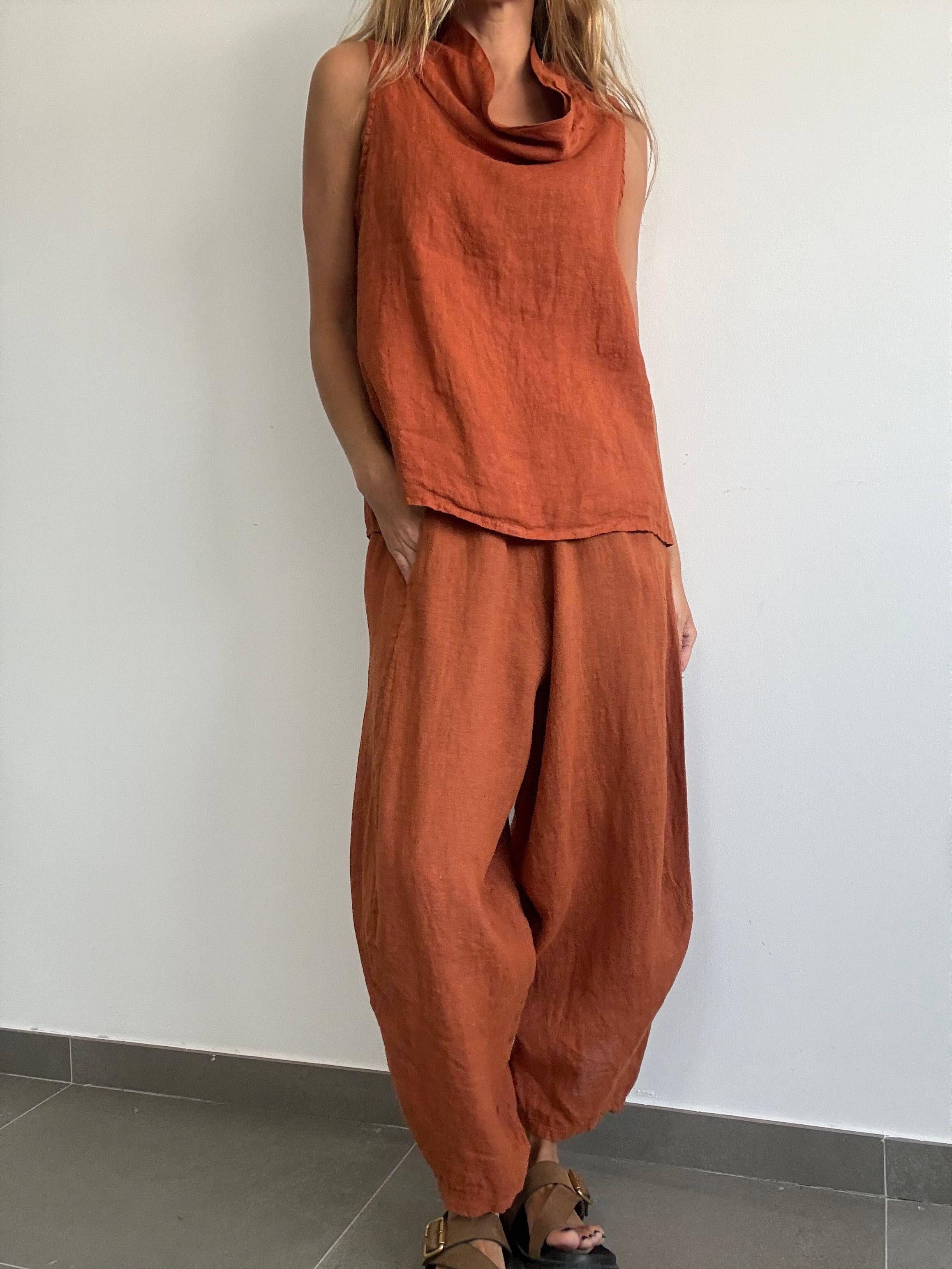 PANTALÓN LUMINA TEJA