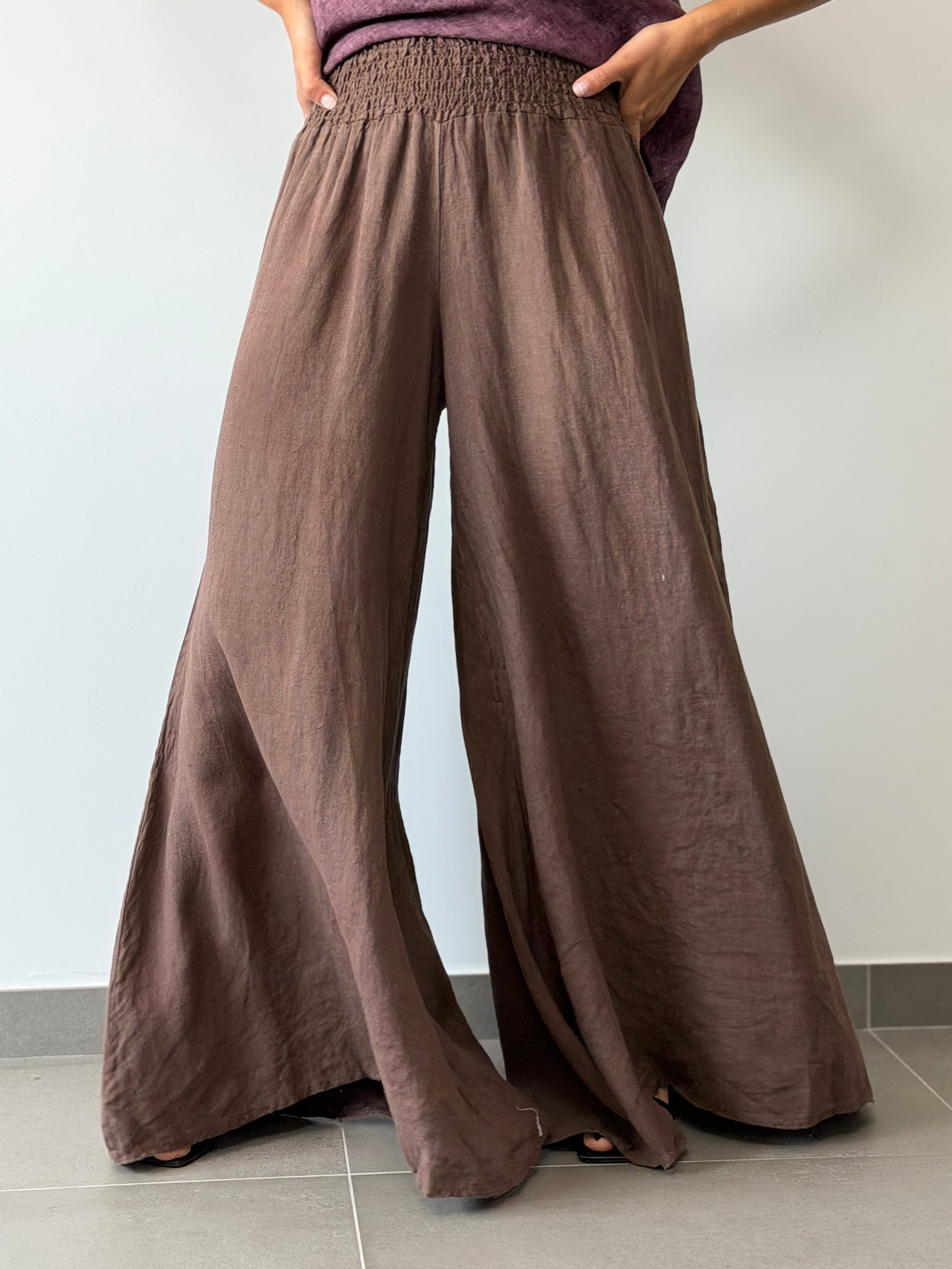 PANTALÓN BASTINA CHOCOLATE