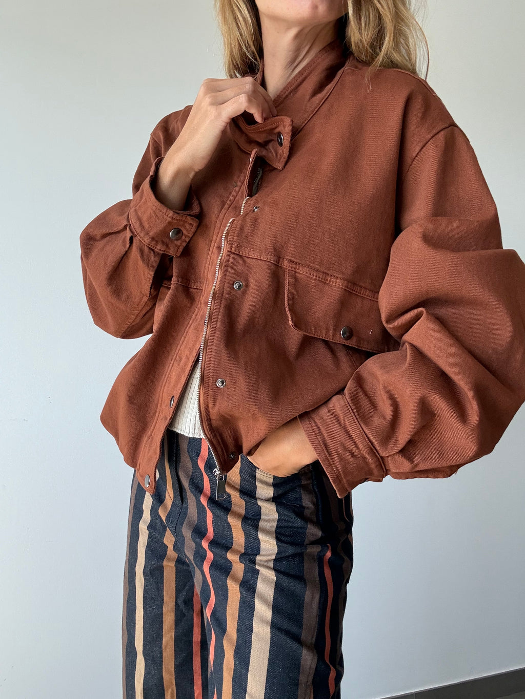 CHAQUETA ARESA TEJA