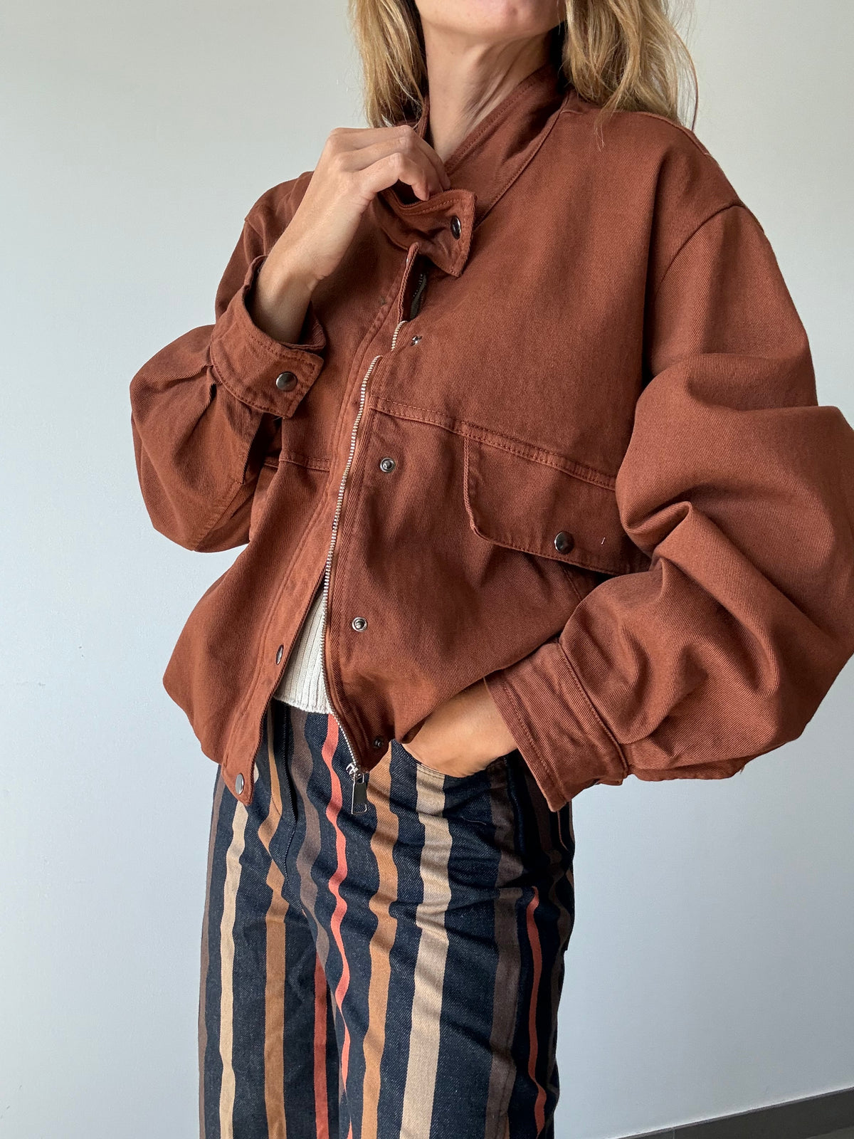 CHAQUETA ARESA TEJA