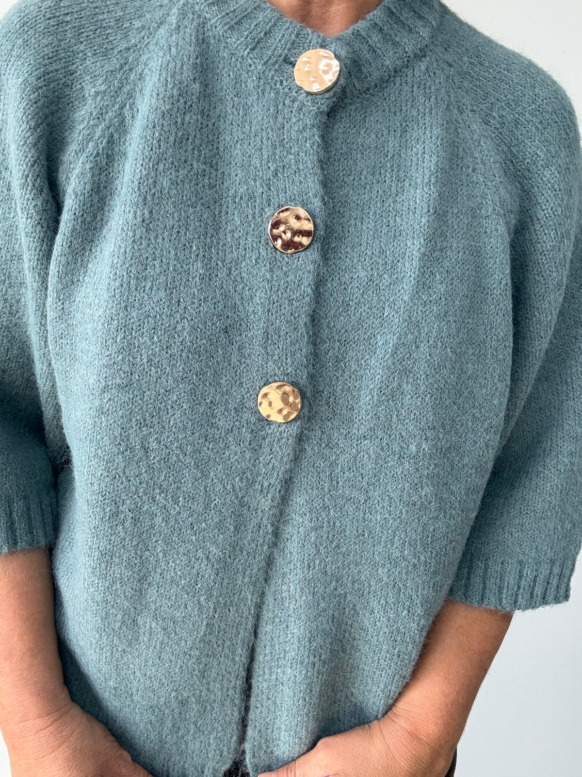 CARDIGAN GOYA CELESTE