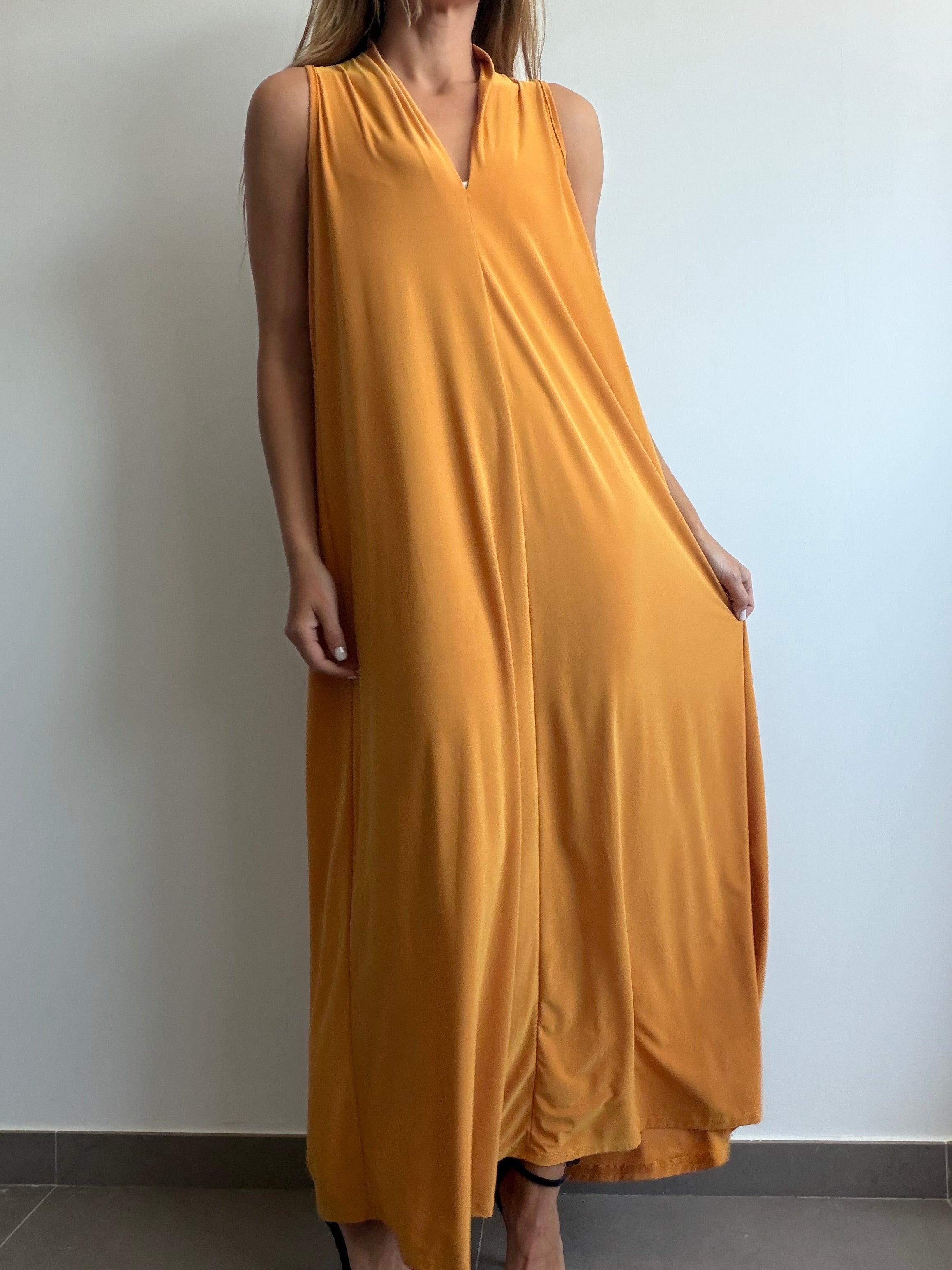 VESTIDO DIMITRA MOSTAZA