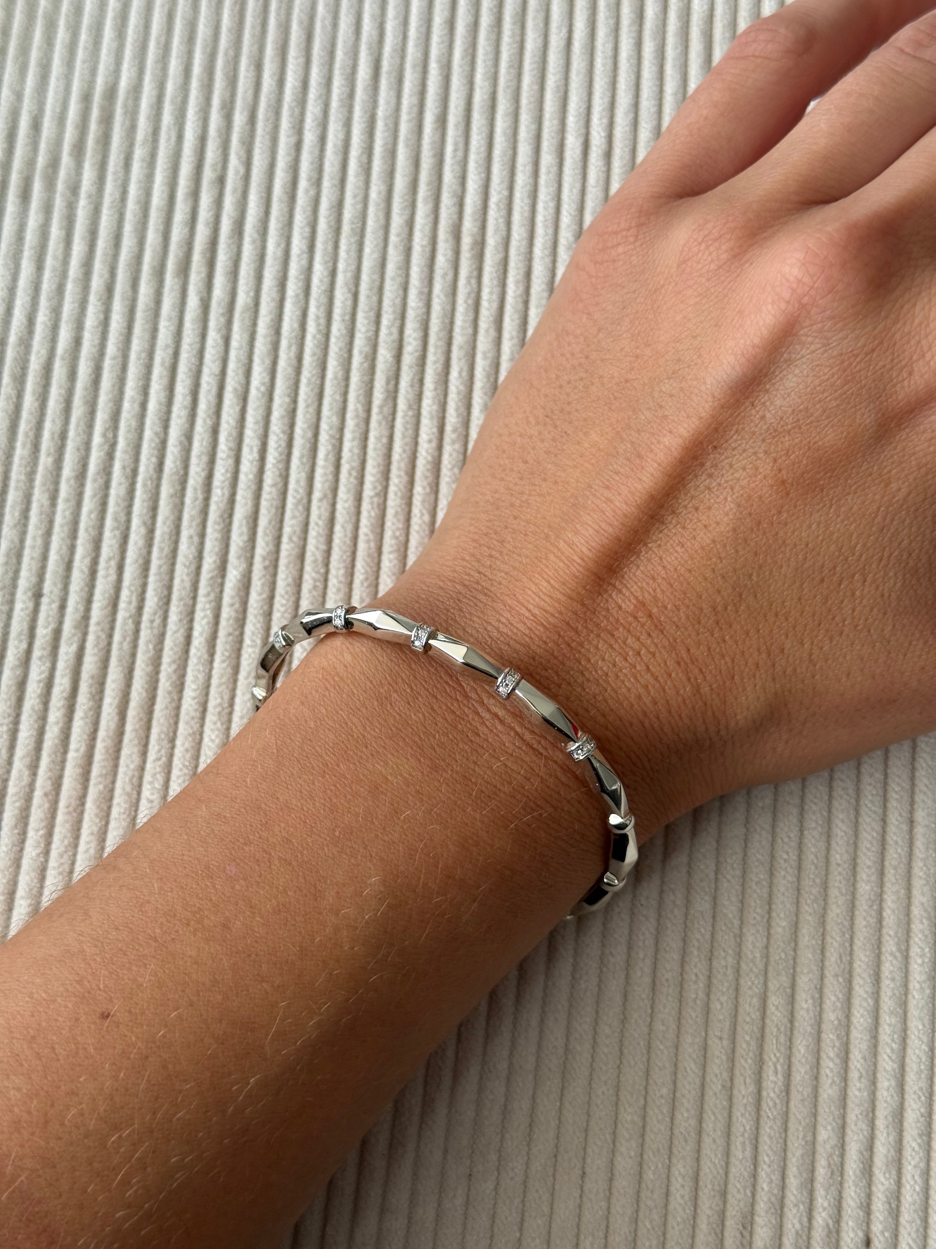 PULSERA BAMBU ACERO
