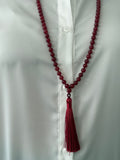 COLLAR TOSARIO BURDEOS