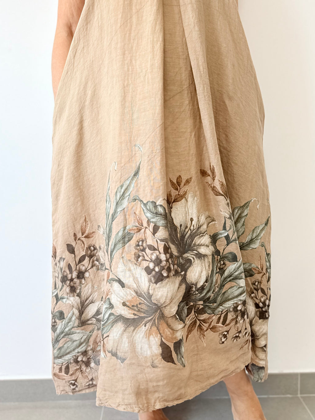 VESTIDO HAITÍ BEIGE