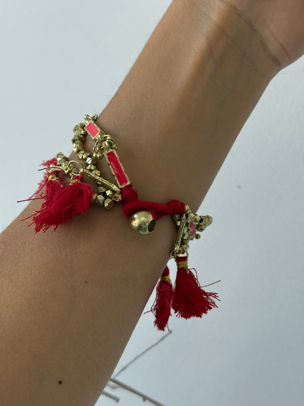 PULSERA GINA ROJO