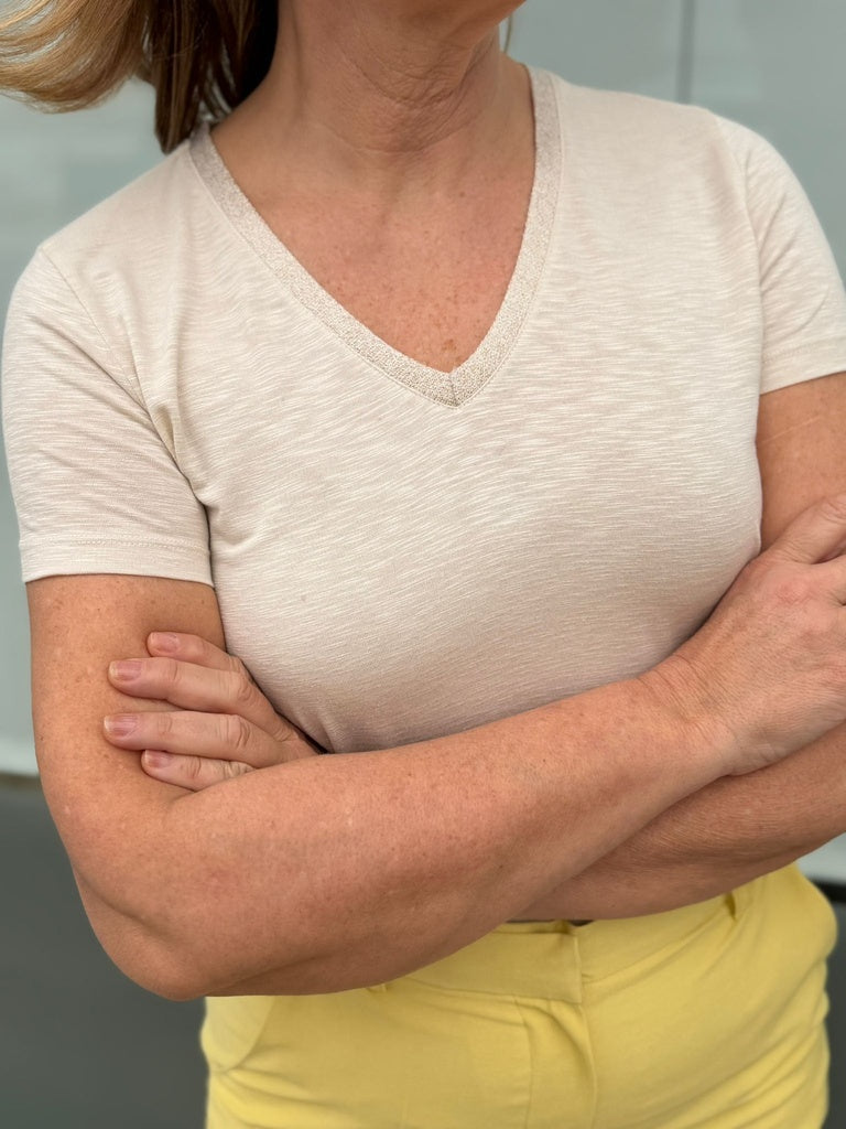 CAMISETA TERRY BEIGE