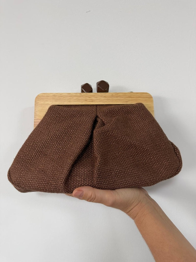 BOLSO BEGONIA BEIGE MARRON