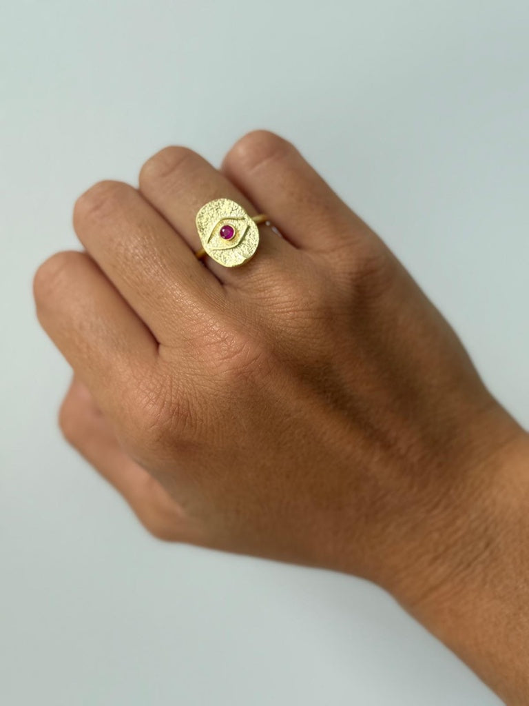 ANILLO OJO BUGANVILLA