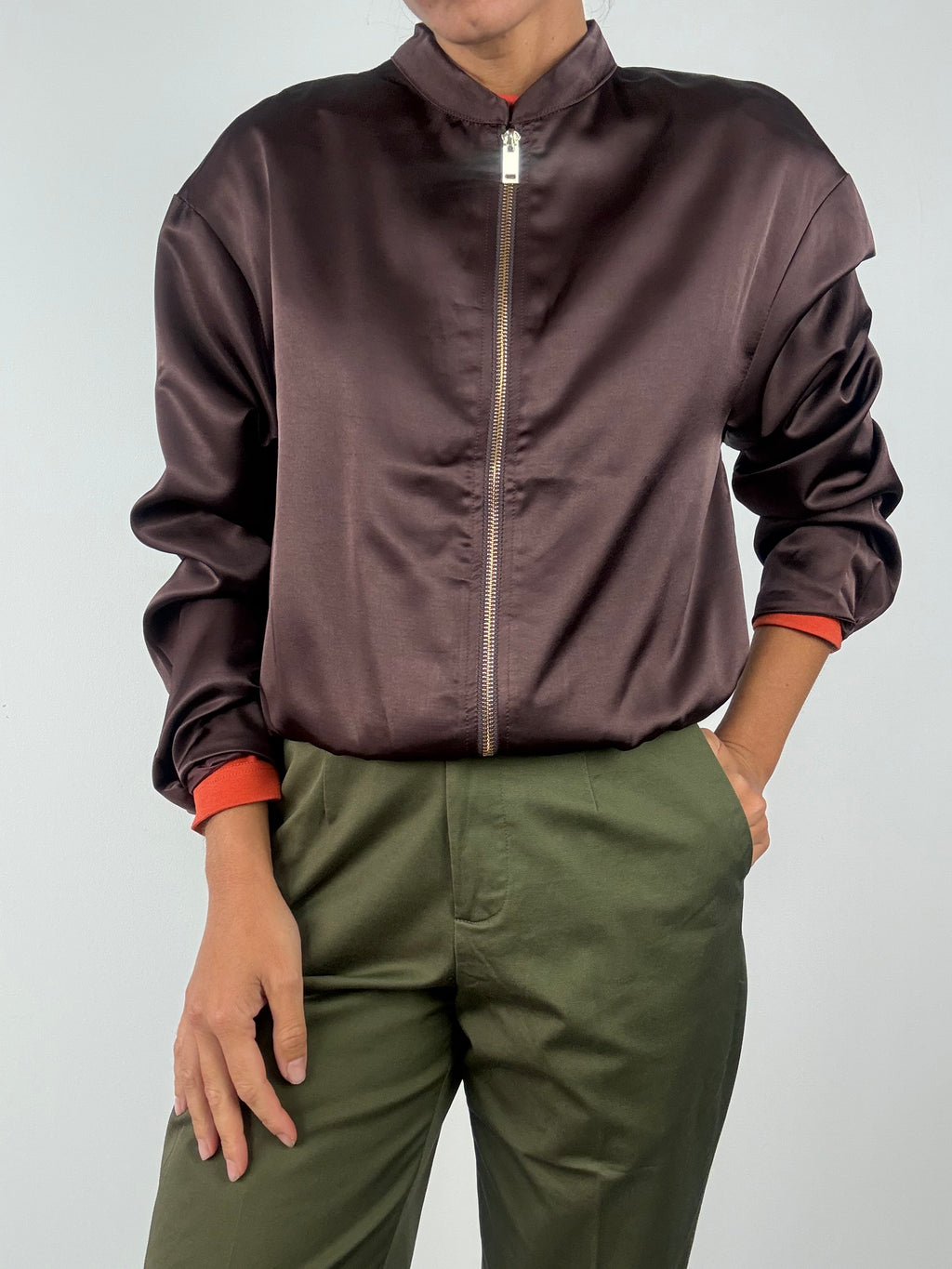 CHAQUETA OSMANY CHOCOLATE