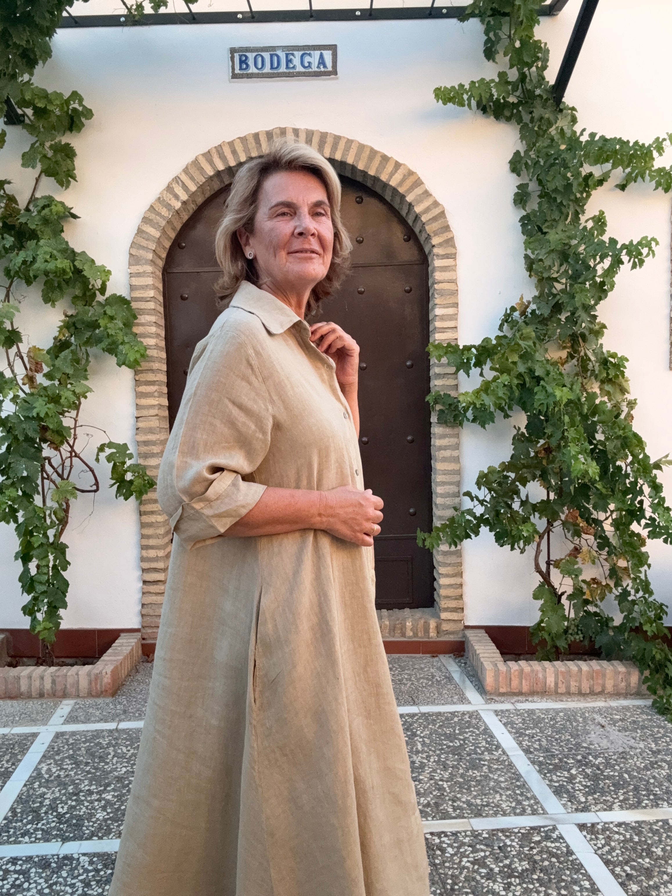 VESTIDO UMBRIA  CAMEL