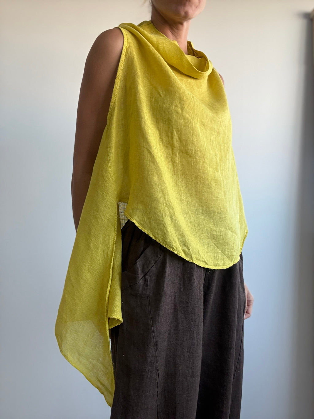 CAMISA CHIMENEA AMARILLO