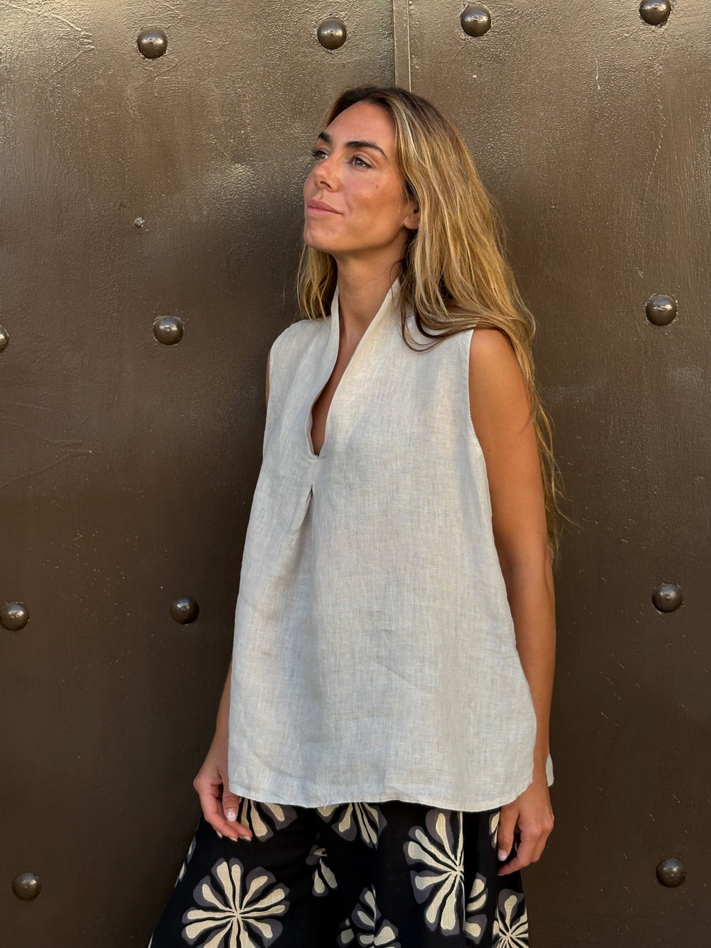 BLUSA ISIDORA TOPO