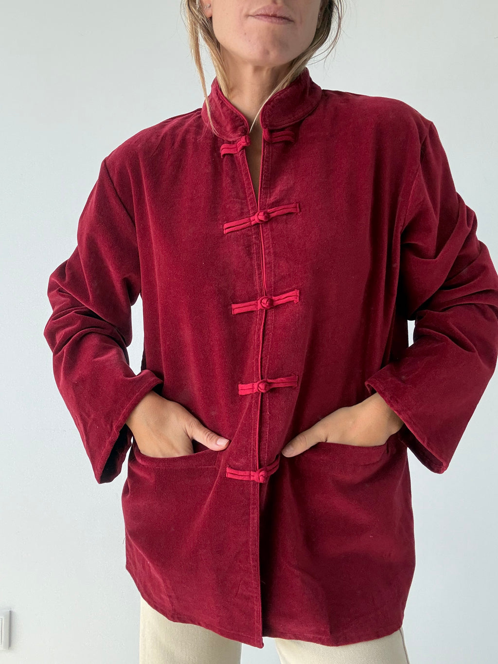 CHAQUETA DRENDE BURDEOS