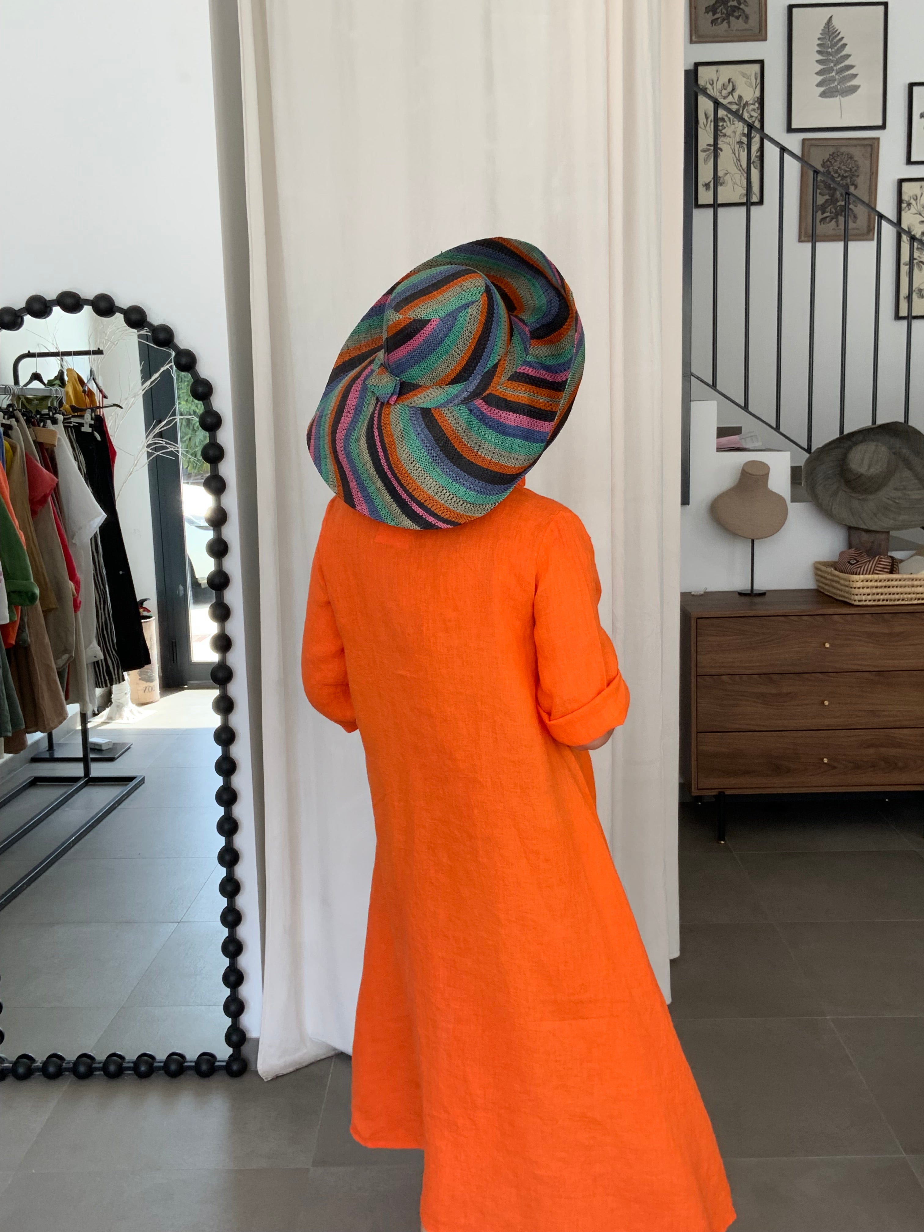 SOMBRERO RAFIA COLORES 8