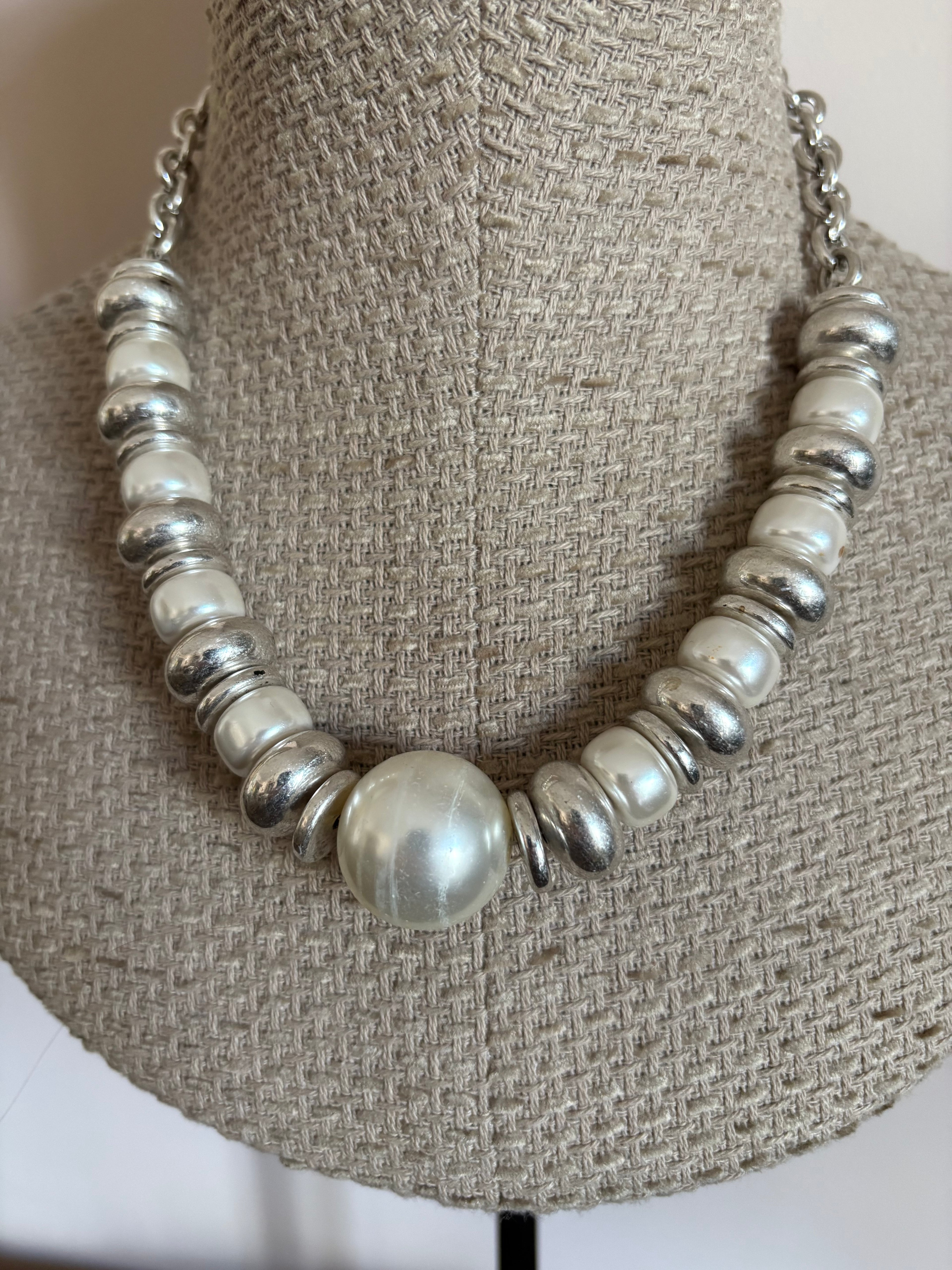 COLLAR-GARGANTILLA PLATAPERLA