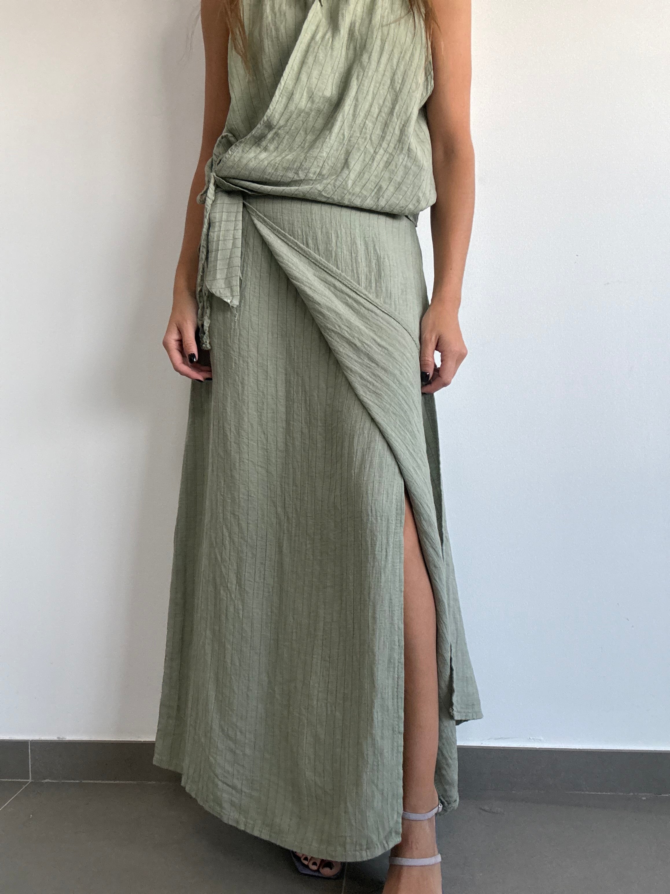 FALDA LUNA HOJA