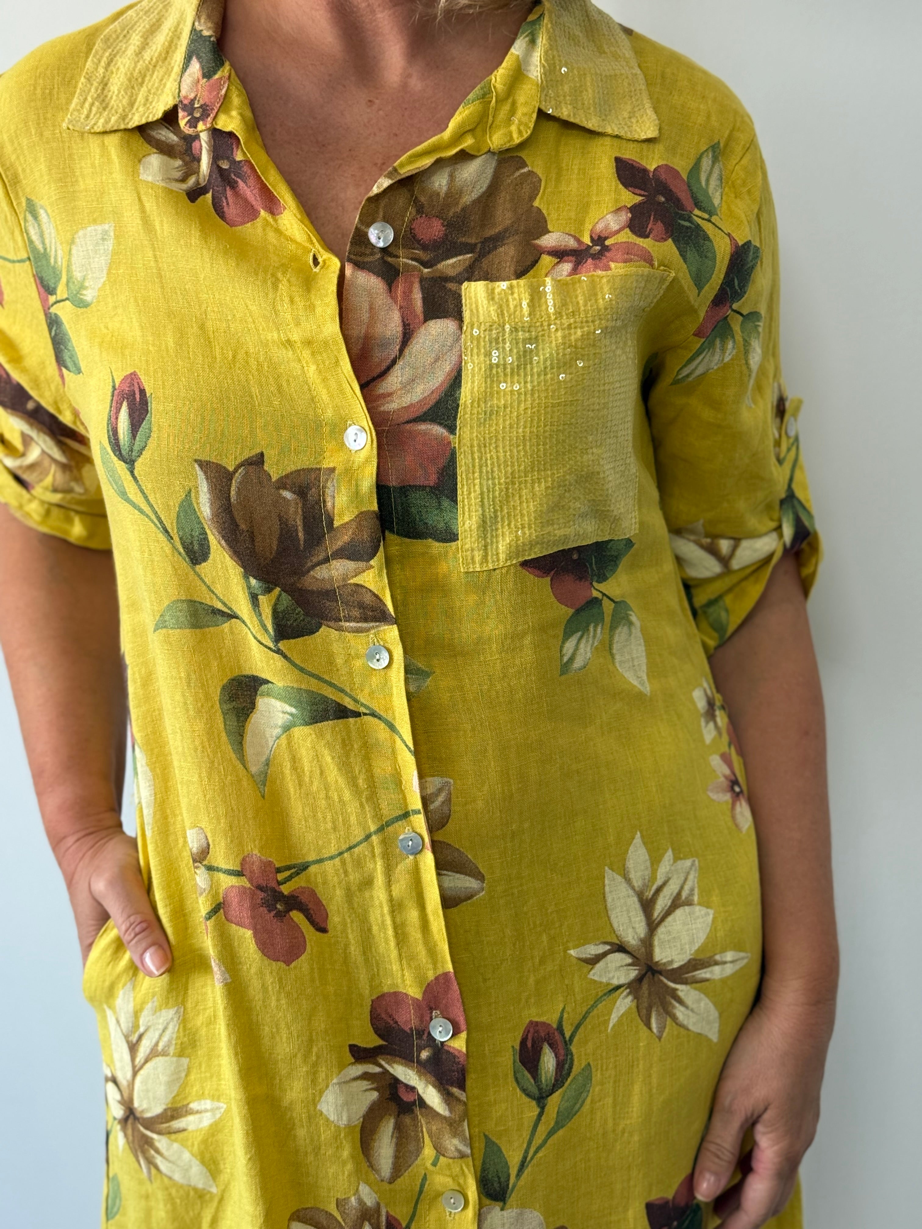 VESTIDO AIKO AMARILLO
