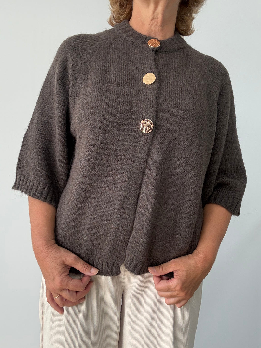 CARDIGAN GOYA CHOCOLATE