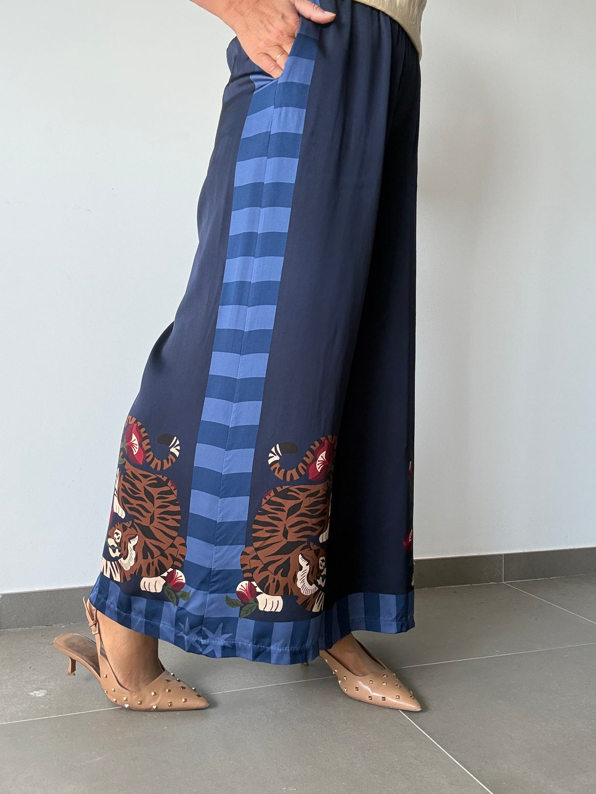 PANTALÓN SABLE AZUL