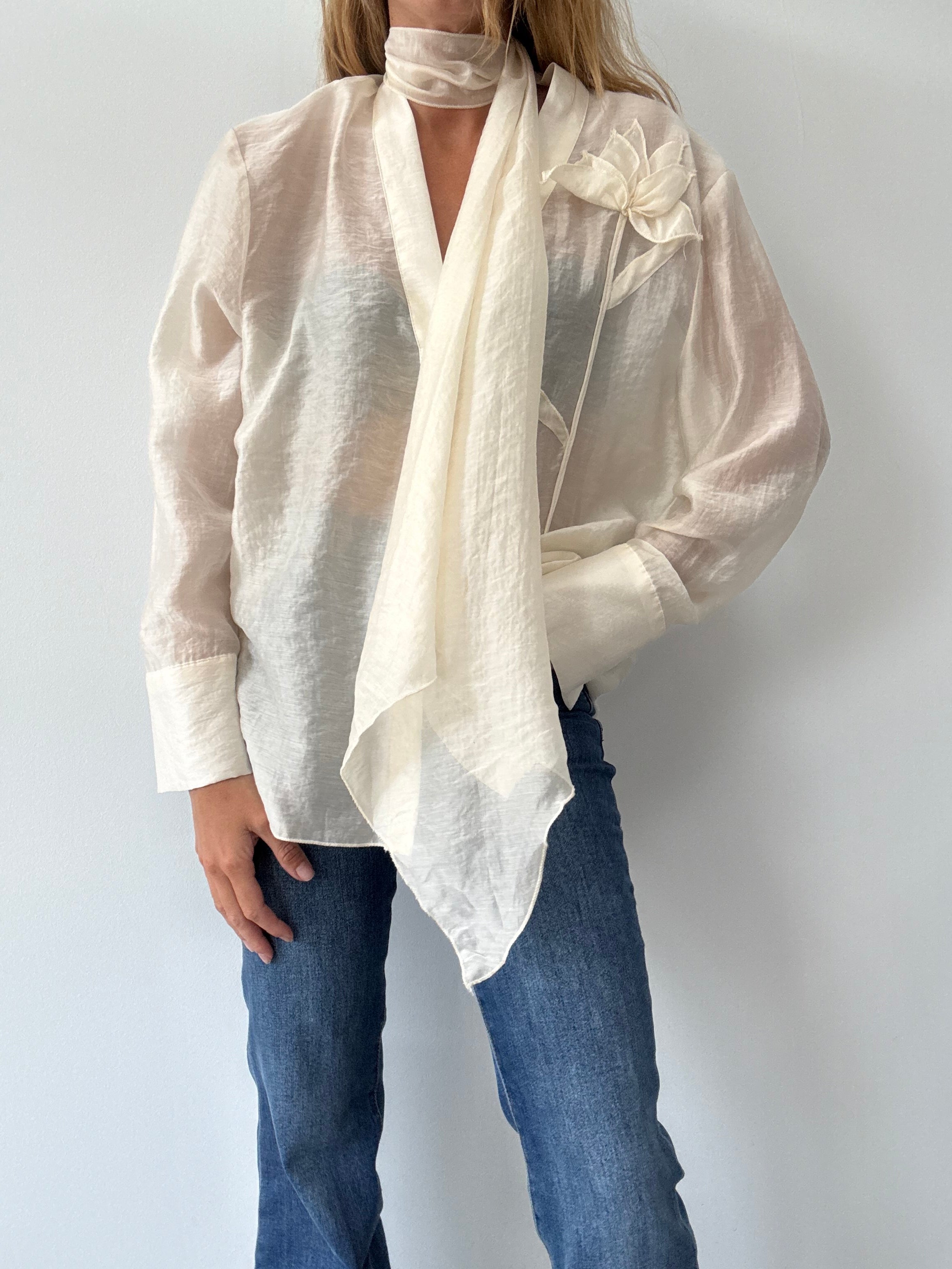 BLUSA ZAMA MARFIL