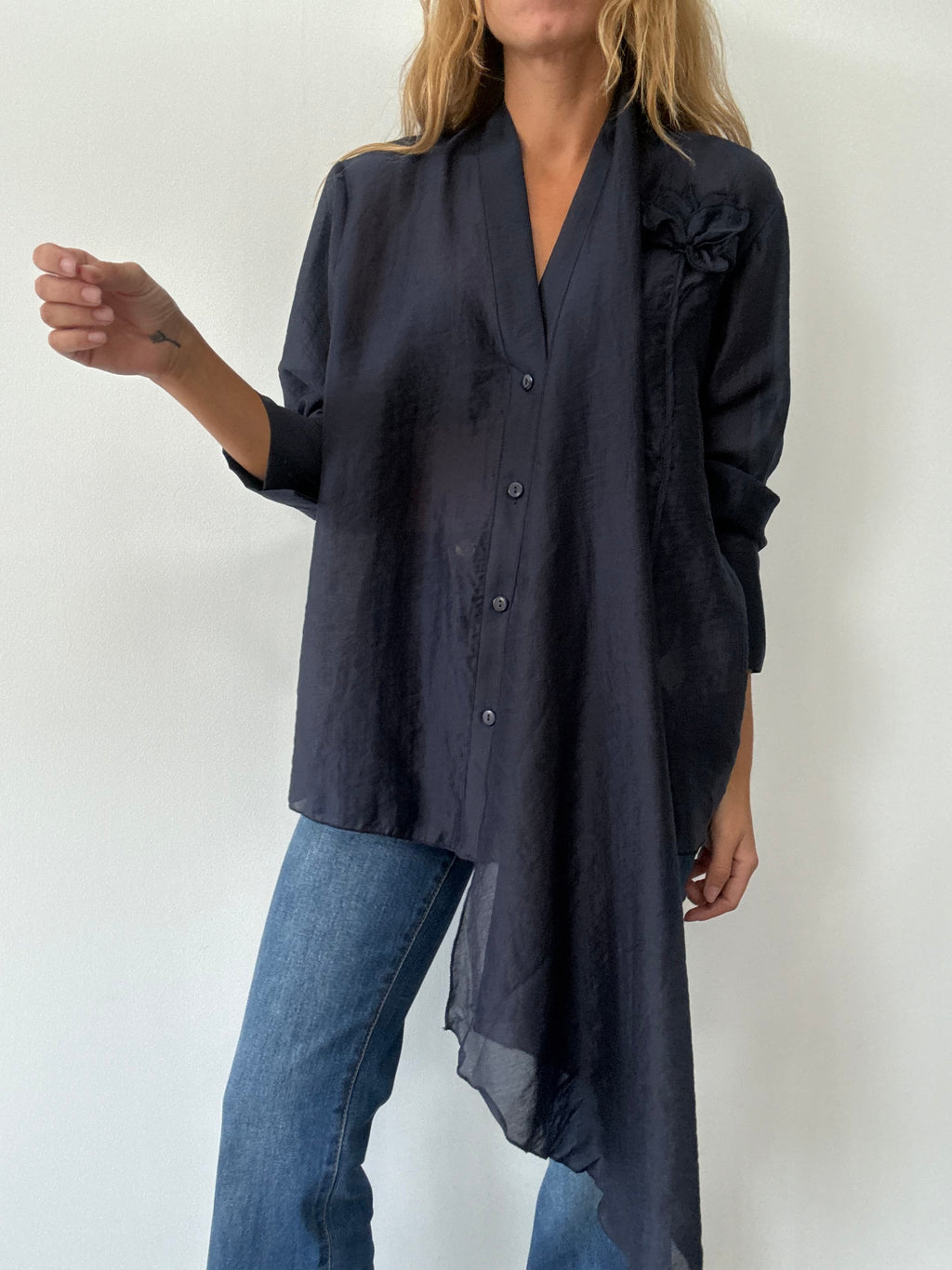 BLUSA ZAMA MARINO