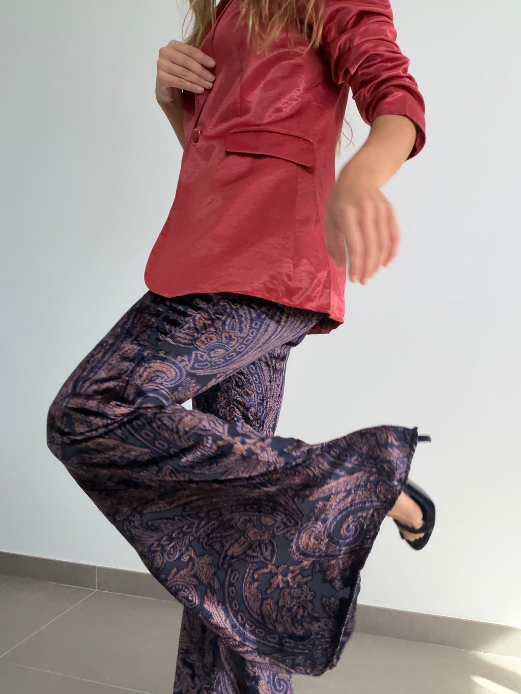 PANTALON RETRO AZUL