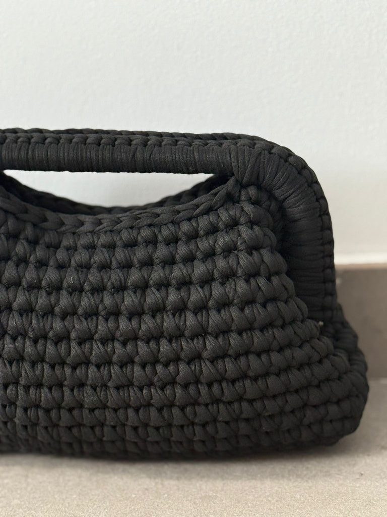 BOLSO NUDOS  NEGRO