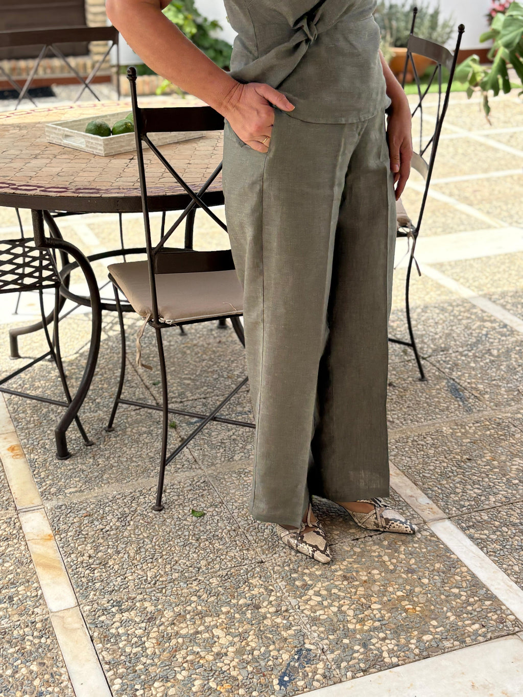PANTALÓN FENICHE VERDE
