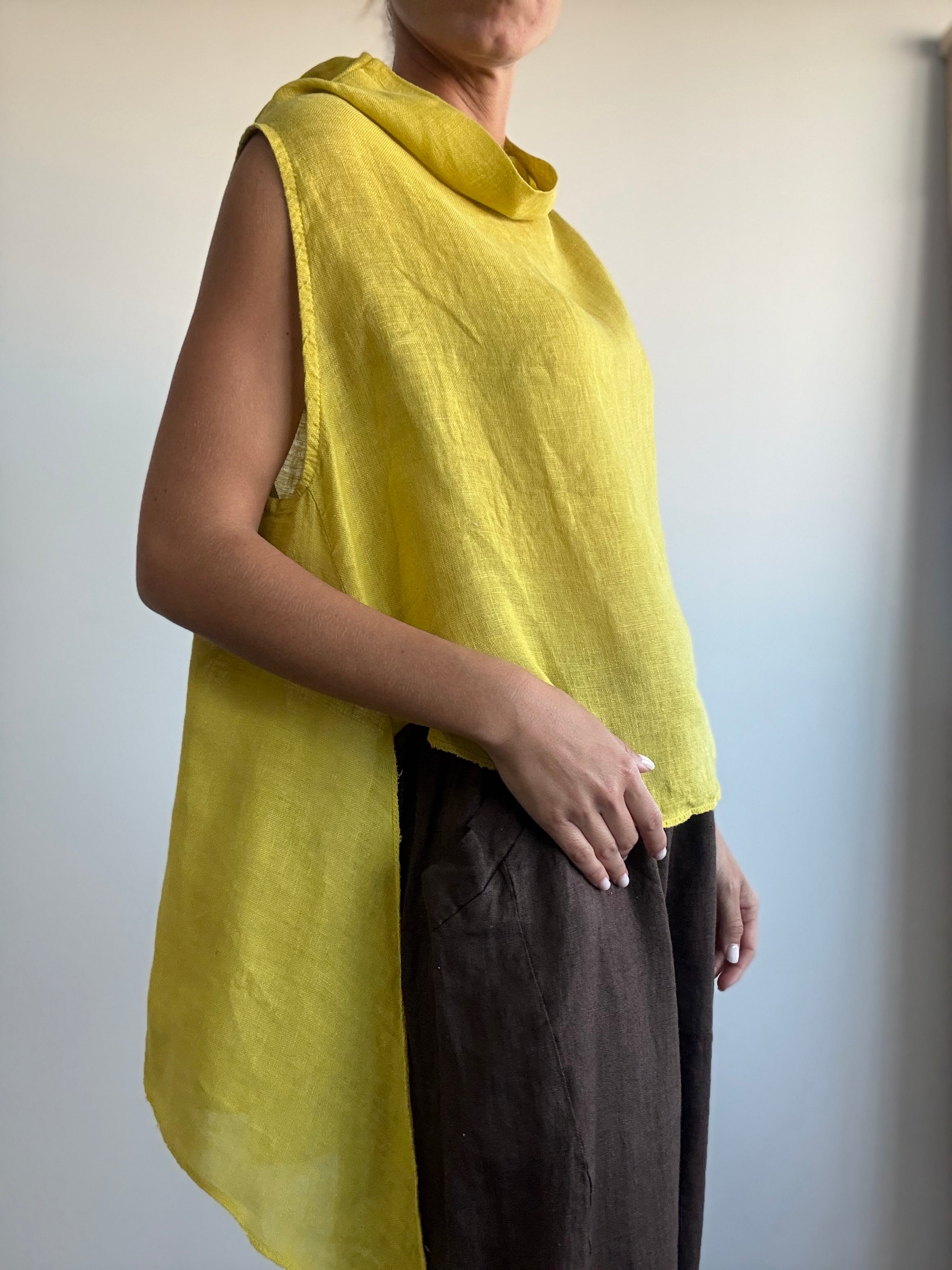 CAMISA CHIMENEA AMARILLO