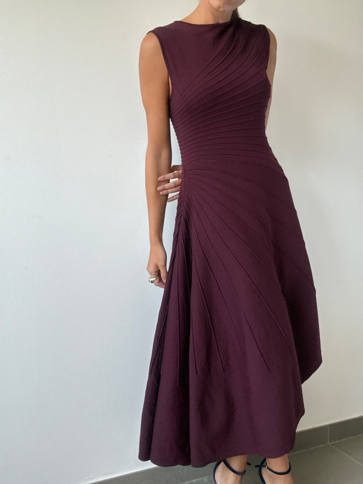 VESTIDO ALENA BURDEOS