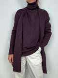 CHAQUETA HELECHO BERENJENA
