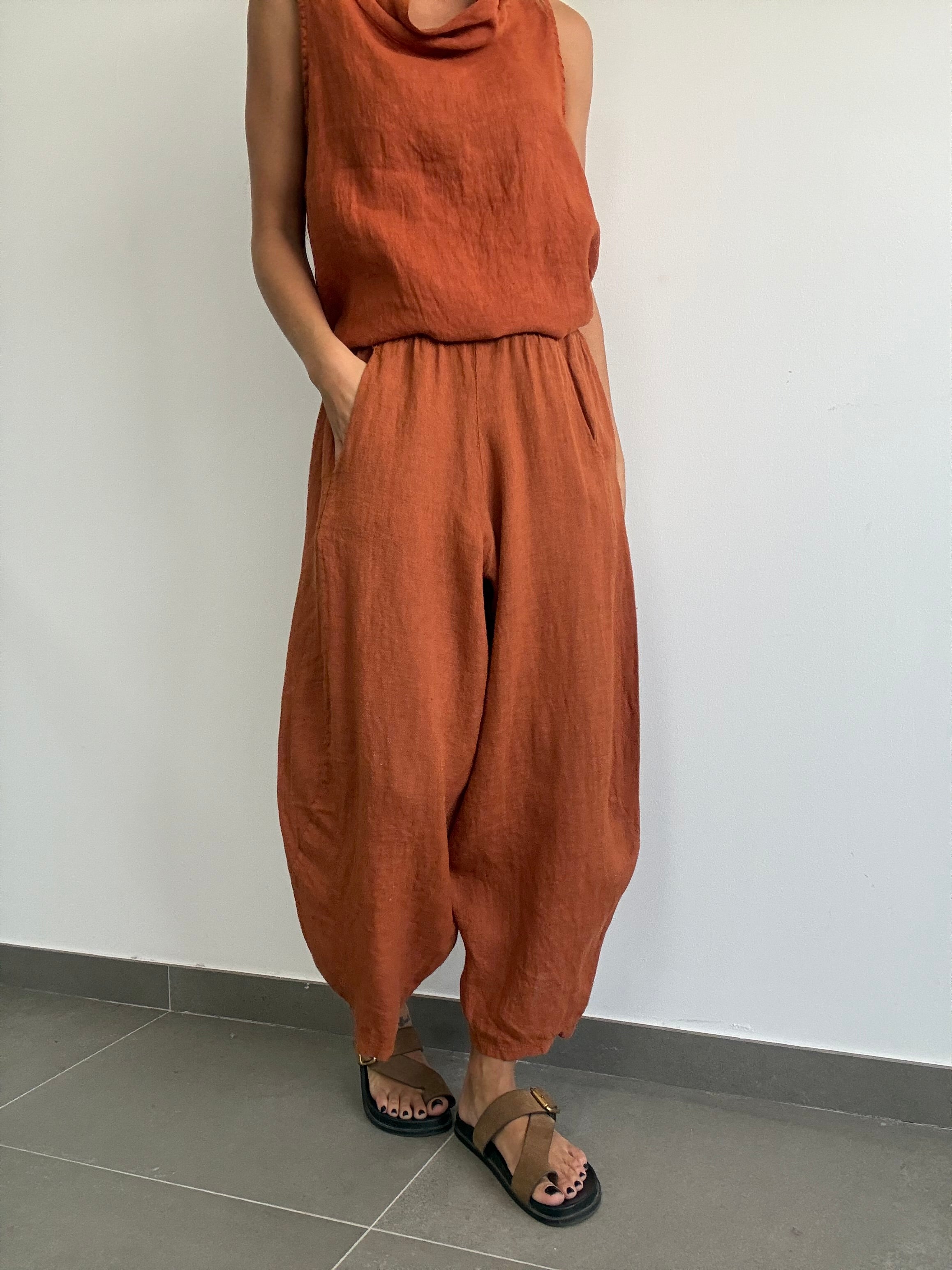 PANTALÓN LUMINA TEJA