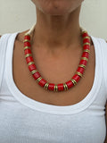 COLLAR MASÁI ROJO