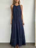 VESTIDO CENICIENTA MARINO
