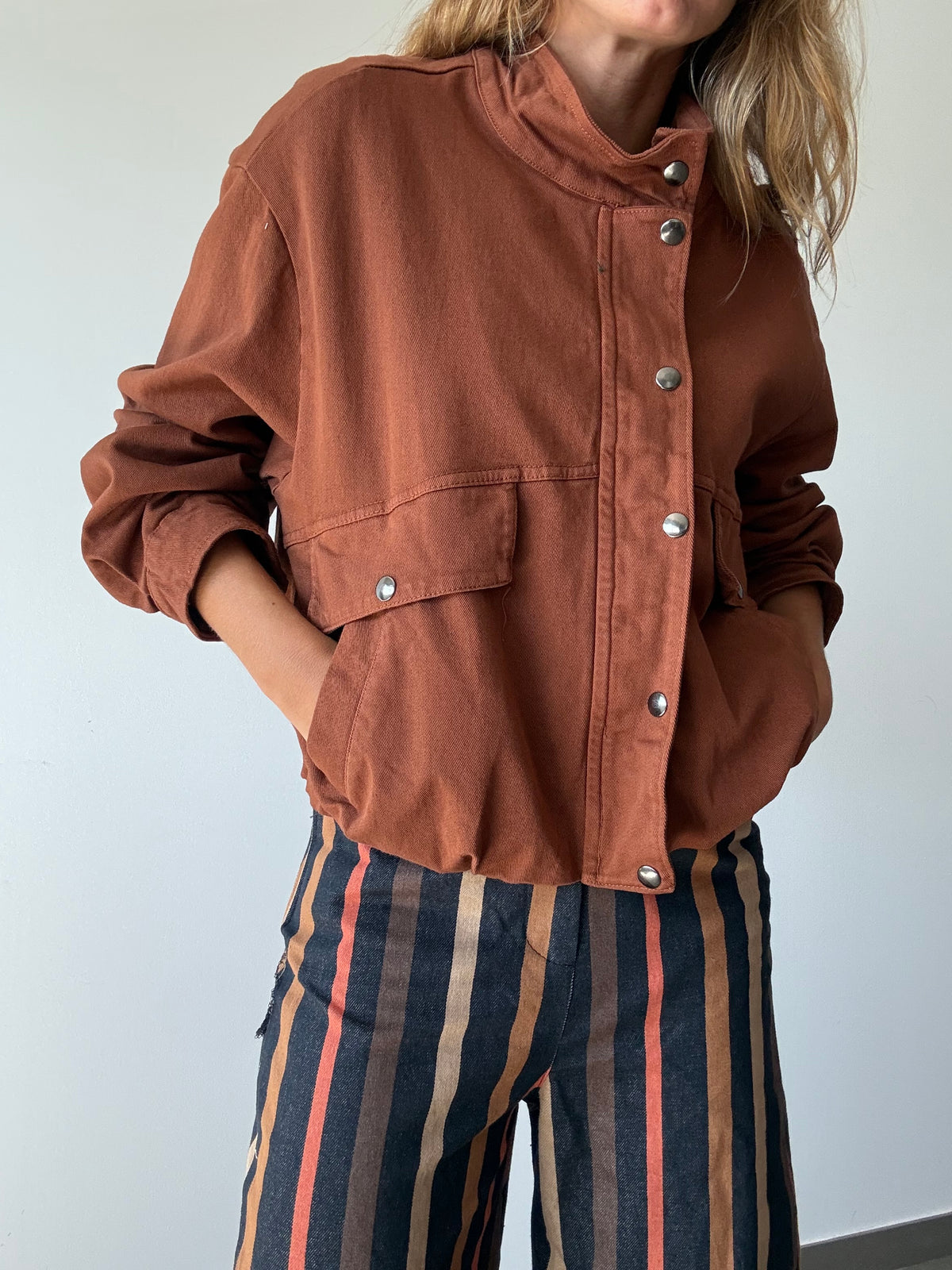 CHAQUETA ARESA TEJA