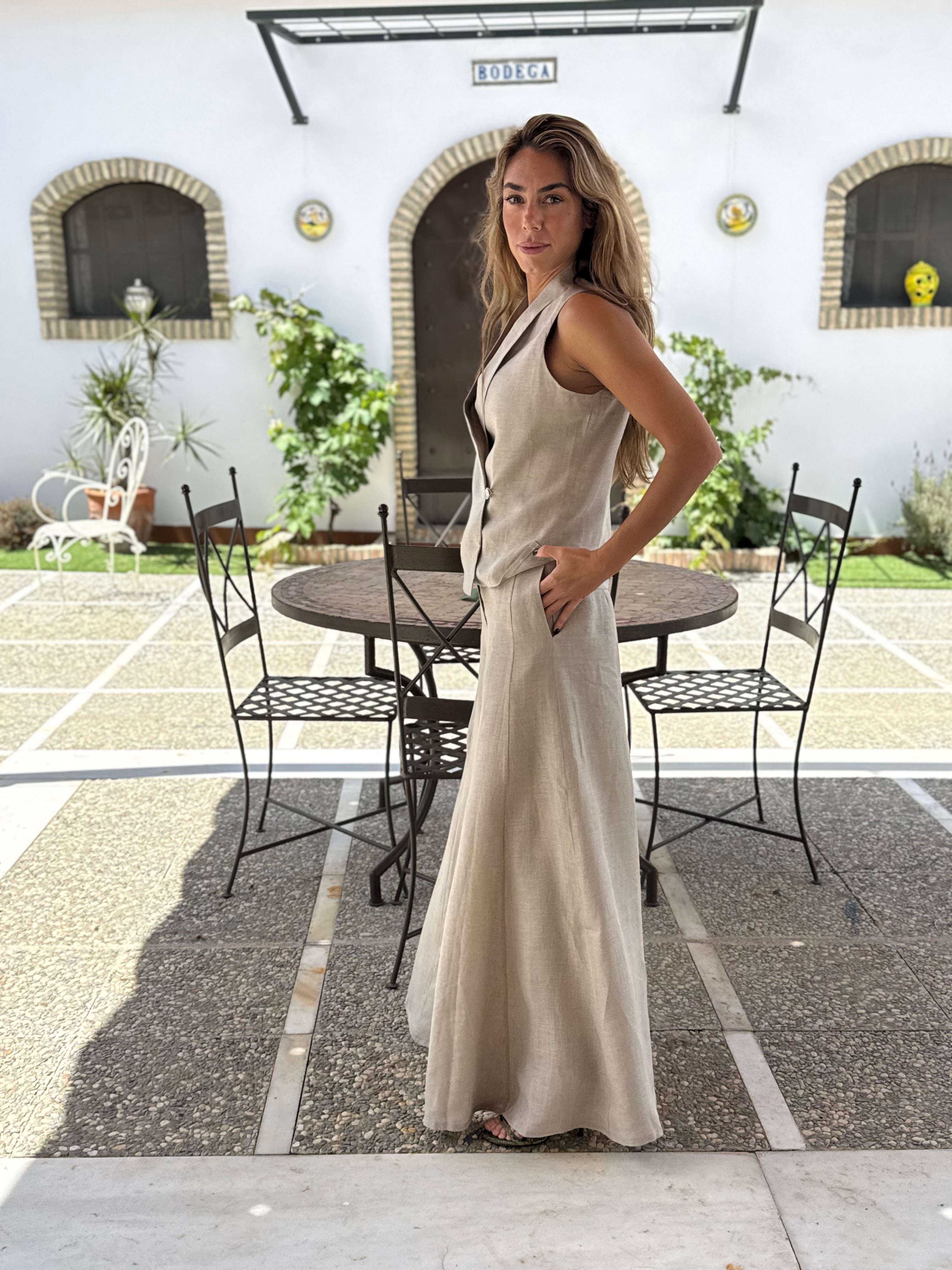 CHALECO TIGLIA BEIGE